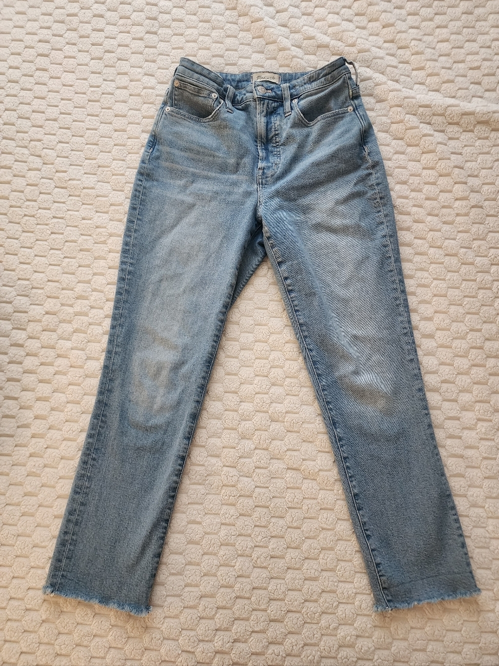 Madewell The Perfect Vintage Jean Straight Leg Jeans in Blue